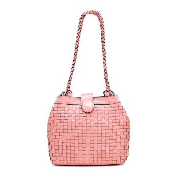 Patricia Nash Discovery Woven Iverna Bucket LIGHT PINK Bag B000586